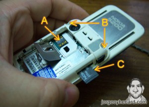 Quitar SIM, Memoria y Torx6 Quitar SIM, Memoria y Torx6