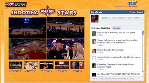 Facebook Live Stream Box en NBA All Stars