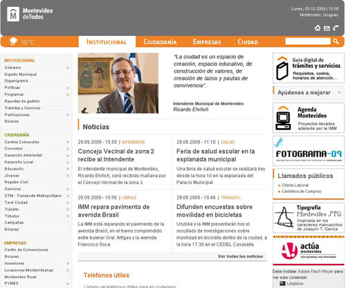 Montevideo estrena Web Montevideo estrena Web
